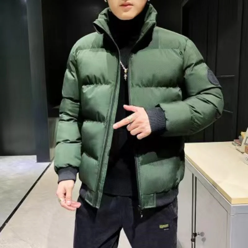 남성용 두꺼운 스포츠 코튼 코트, 스탠드 칼라 가디건, 야외 패딩 재킷, 캐주얼 재킷, 따뜻한 코트, 가을, 겨울, 2024 신상
