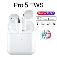 Oryginalny PRO5 TWS Bluetooth Mini Haedset słuchawki bezprzewodowe słuchawki douszne słuchawki douszne Stereo zestaw głośnomówiący PRO 5 PK PRO 4 słuchawki douszne