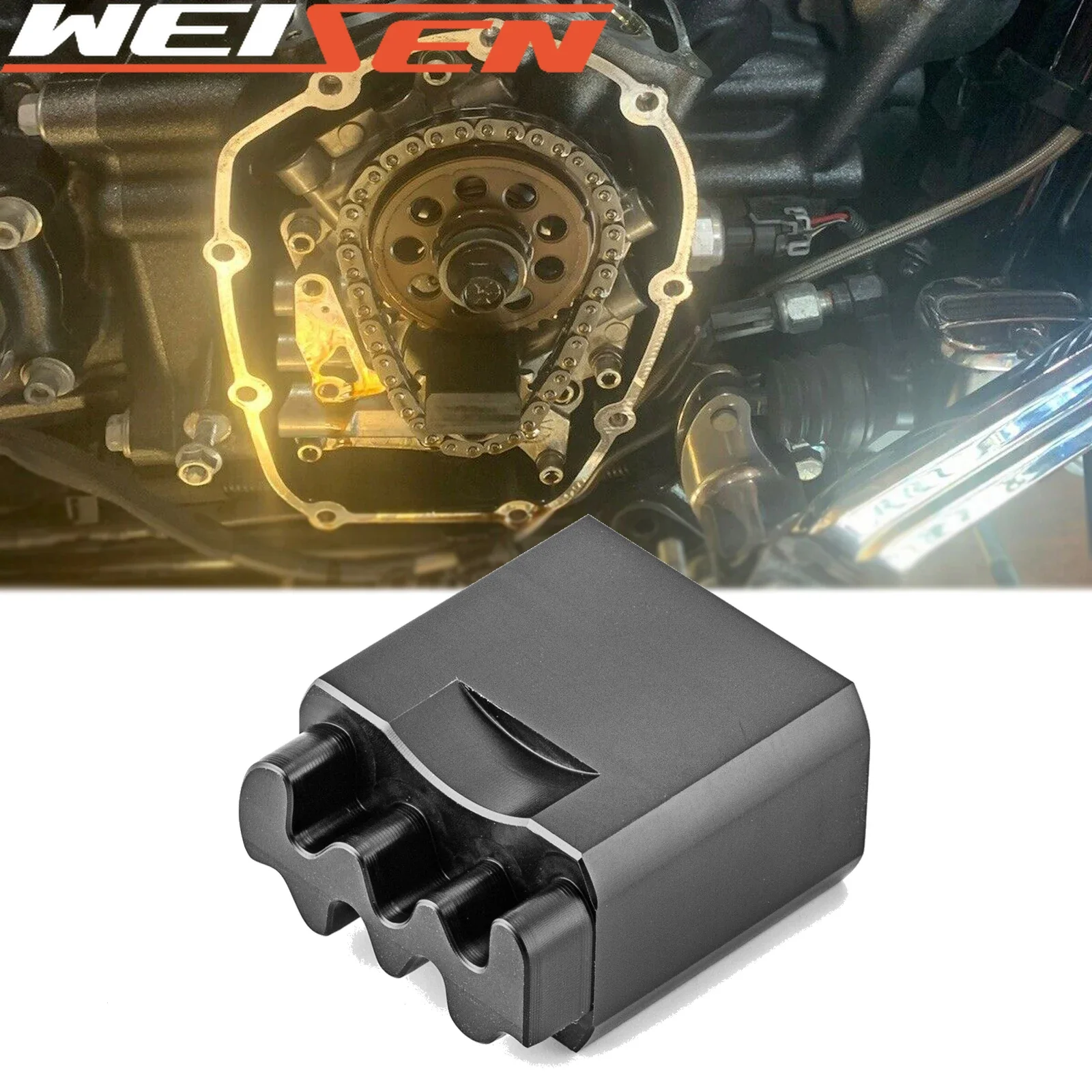 

For Harley Dyna 2006 & 2007-2017 Twin Cam & 2017-2024 MILWAUKEE 8 MOTORS Motorcycle Accessories Cam Locking Wedge Locker Tool