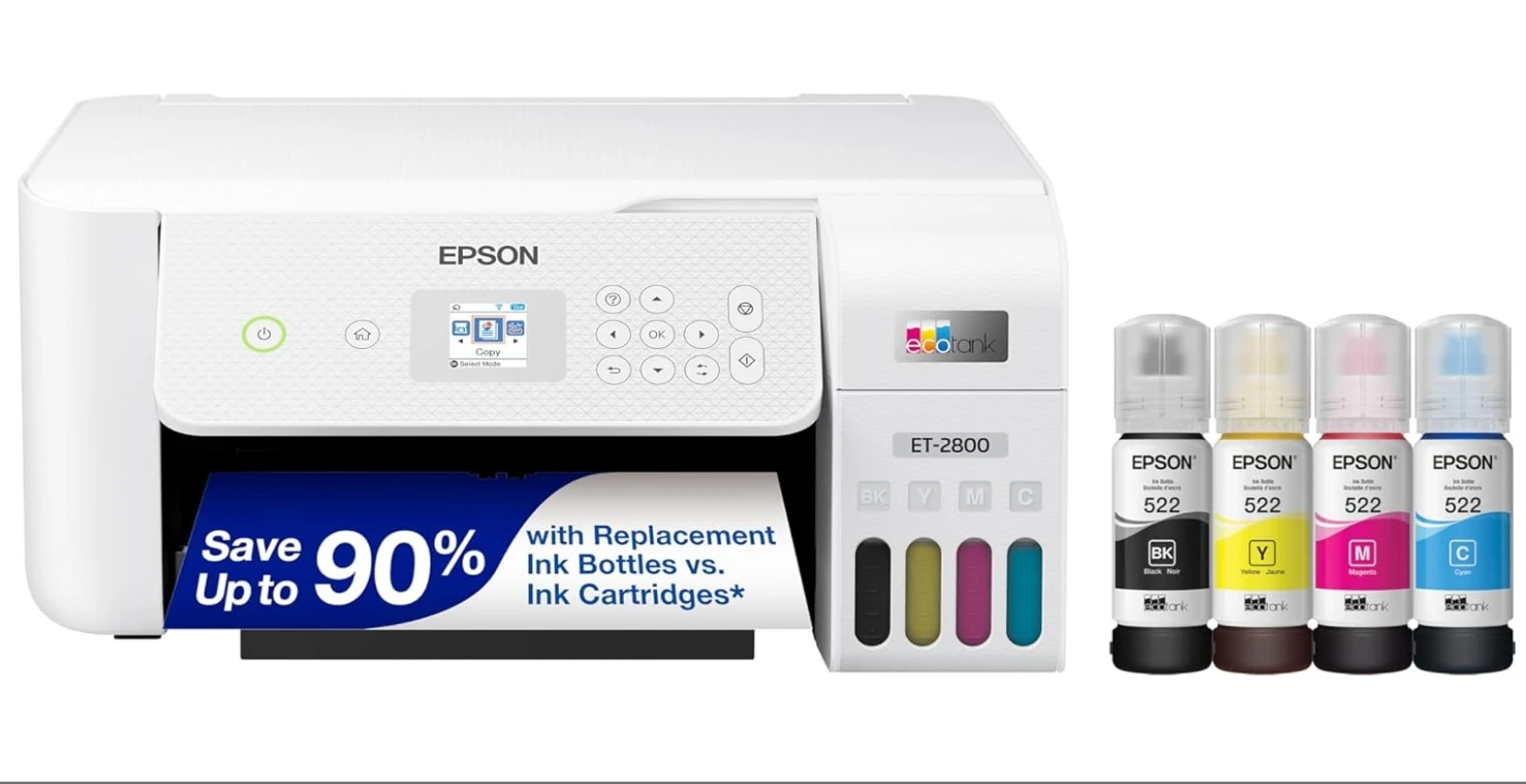 Ep/on EcoTank ET-2800 Wireless Color All-in-one Printer 3