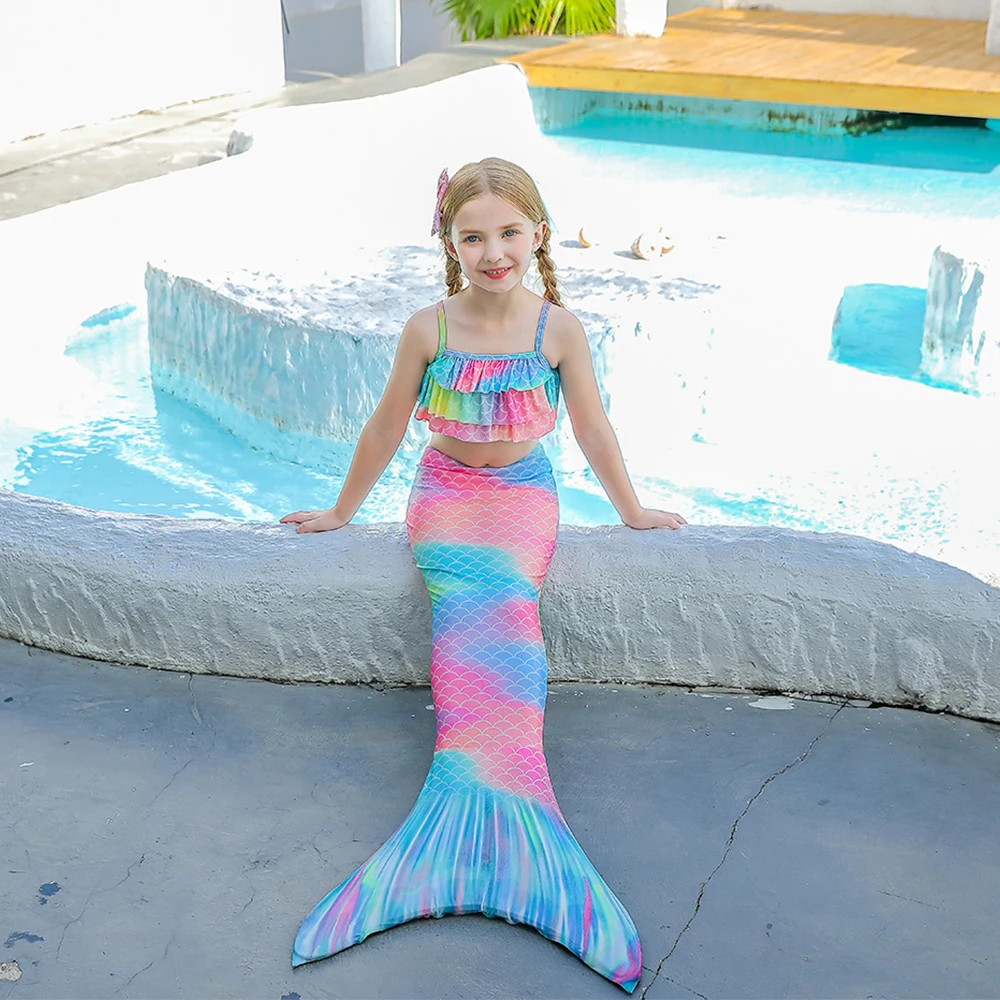 Fantasia Sereia Infantil Roupa De Banho Biquíni Infantil Feminino Para  Meninas Rabo De Sereia Princesa Vestido Crianças Fantasia De Festa Cosplay  Traje Aniversário Praia Roupas - Escorrega o Preço