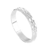 4Pcs 18k 8mm Width 45MM 55MM 65MM 70MM Dubai Baby Cute Bangles For Girl Jewelry Silve Color Bangles Girls Birthday Jewelry Gifts 3