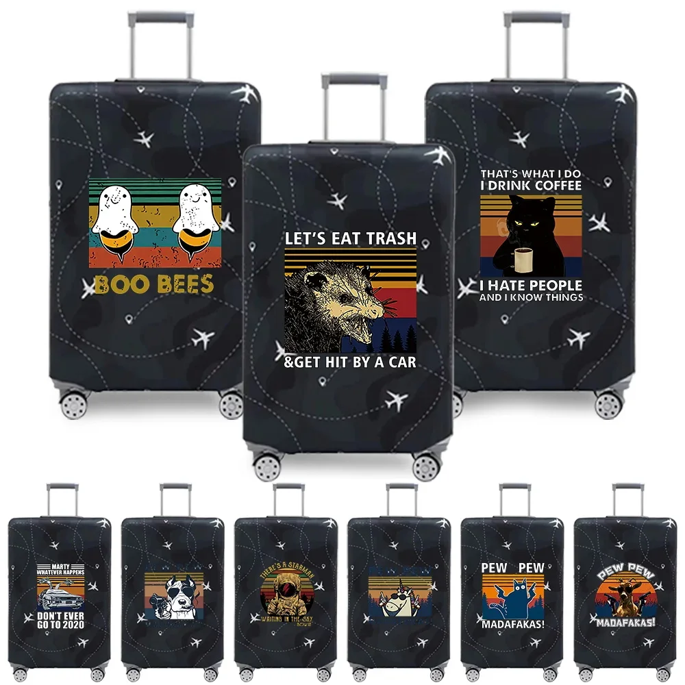 Luggage cover Stretch Fabric Luggage Protective Cover Dust Cover Anti-Scratch Suitcase 18-32 Inch
