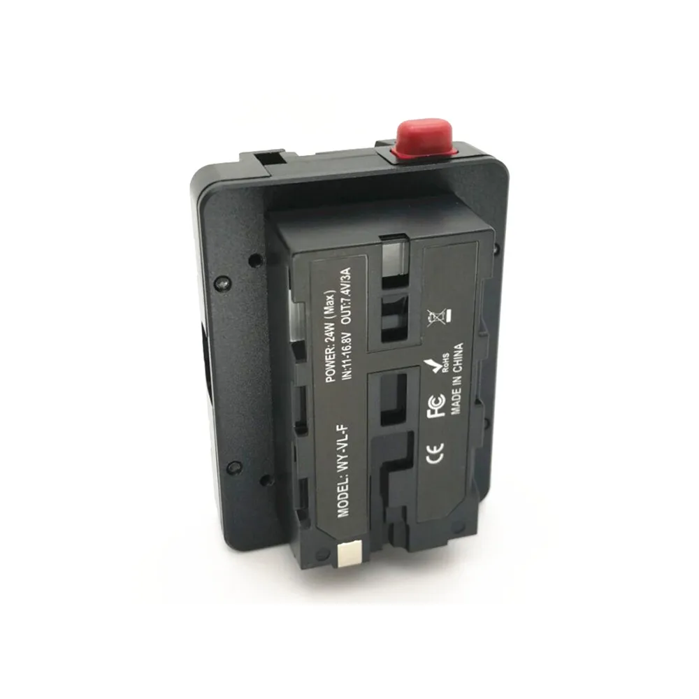 Mount V-lock Battery to Np-f F550 F570 F750 F970 Dummy Bateria Conversor Placa Adaptador D-tap para Monitor de Luz Led v - Image 4