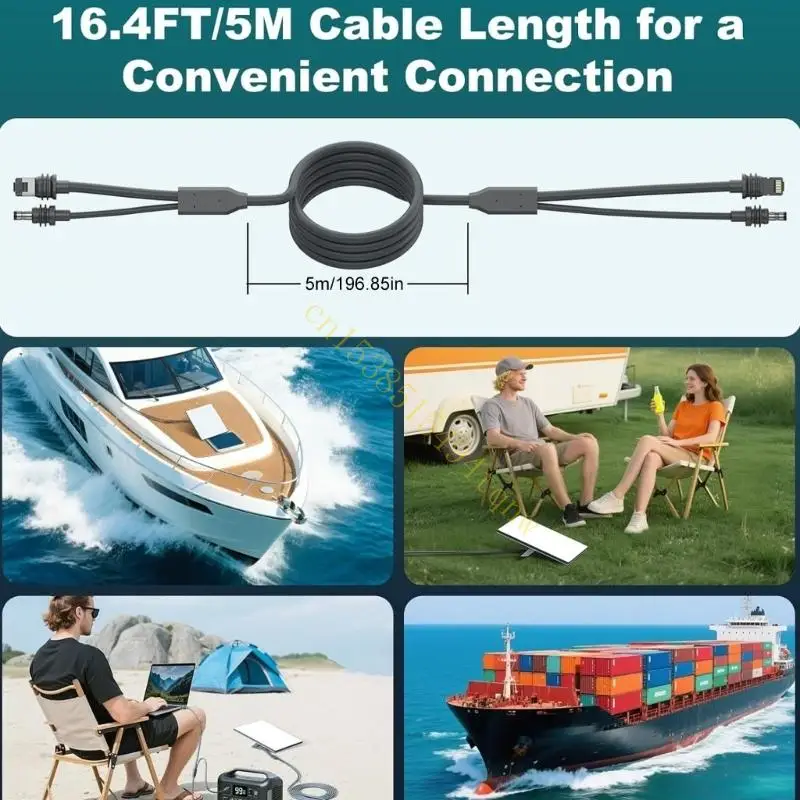 이더넷 연결 케이블 DC5521/USB C 라우터 위성 데이터 전송용 고속 충전 자동차 전자 액세서리 45BD