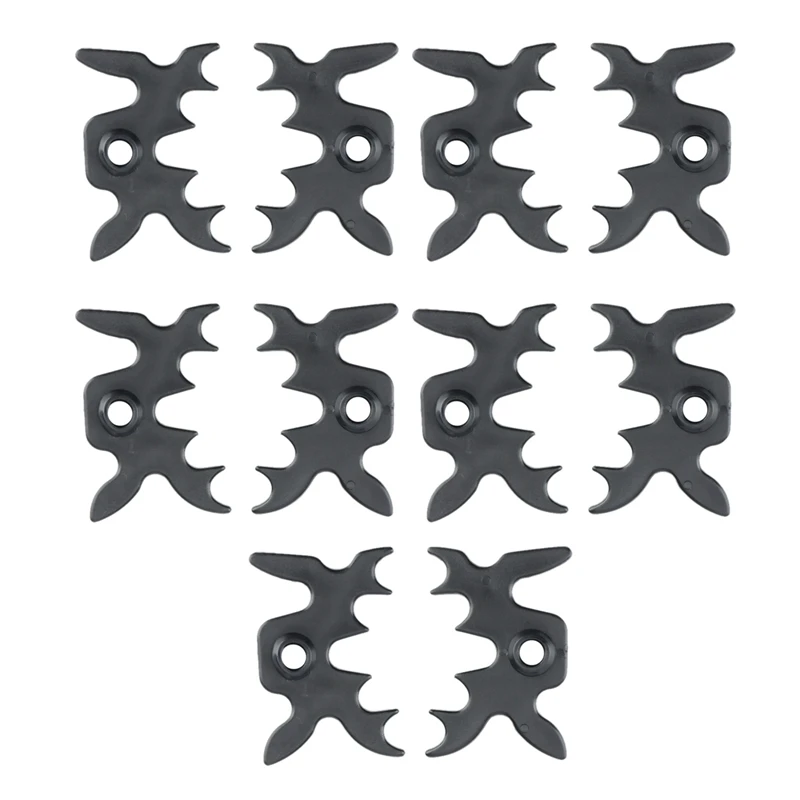 10 Pz Snooker Biliardo Cue Rack Bridge Head Biliardo Cross Antlers Portacanna Stecca Da Biliardo Telaio Pole Accessori