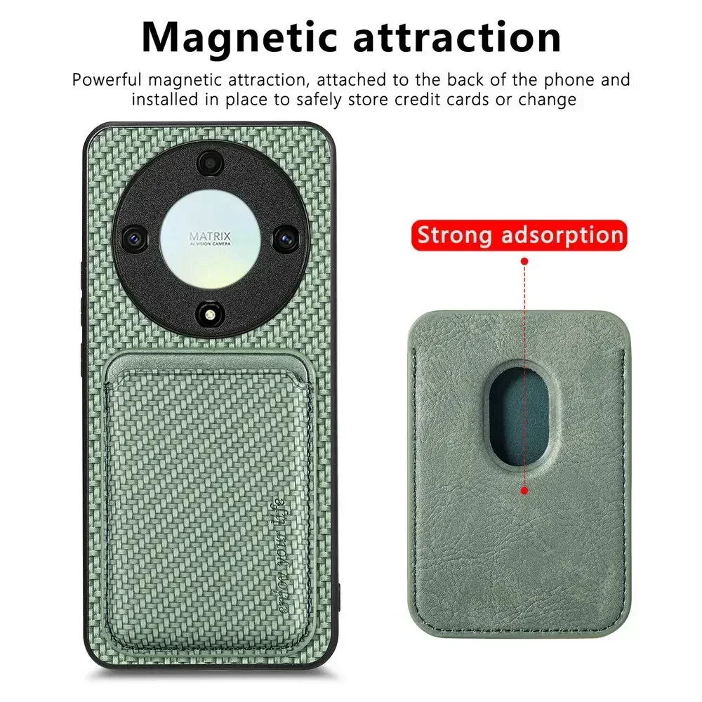 Luxury Leather Magnetic 2-in-1 Detachable Card Wallet Phone Case