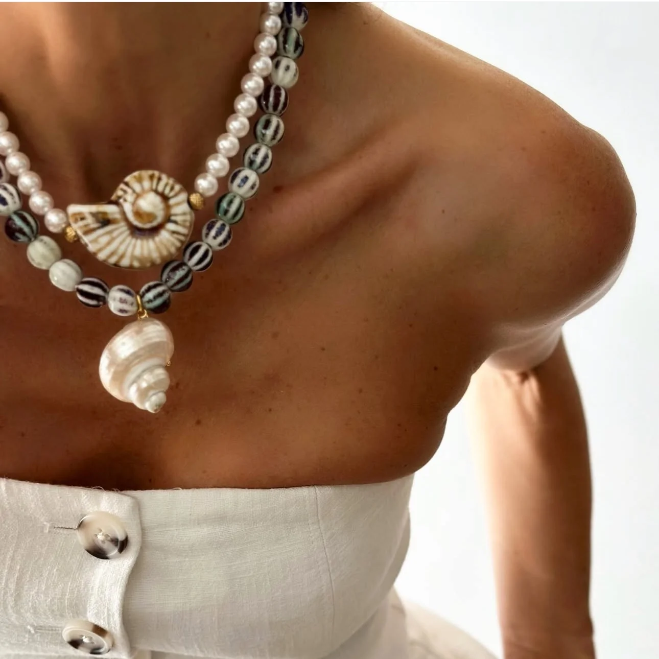 Charm Colgante Concha De Mar Y Perla Pandora Club - Joyería Online Grau