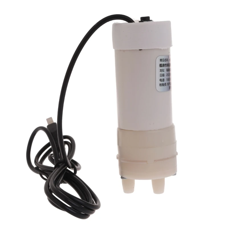 5V USB Mini Water Cooling 4L/min Self-priming for Fish Water Dispenser Circulating Craft Fountain H8WD
