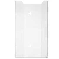 Clear Disposable Gloves Storage Box Transparent Wall Mounted Dispenser Organizer Case 2