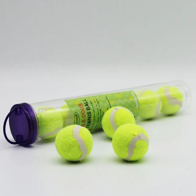 Tennis ball 38mm Miniature tennis ball Pet Tennis cats balls Small  tennis  dog ball  6cps  Pet training ball  S number pet ball 4