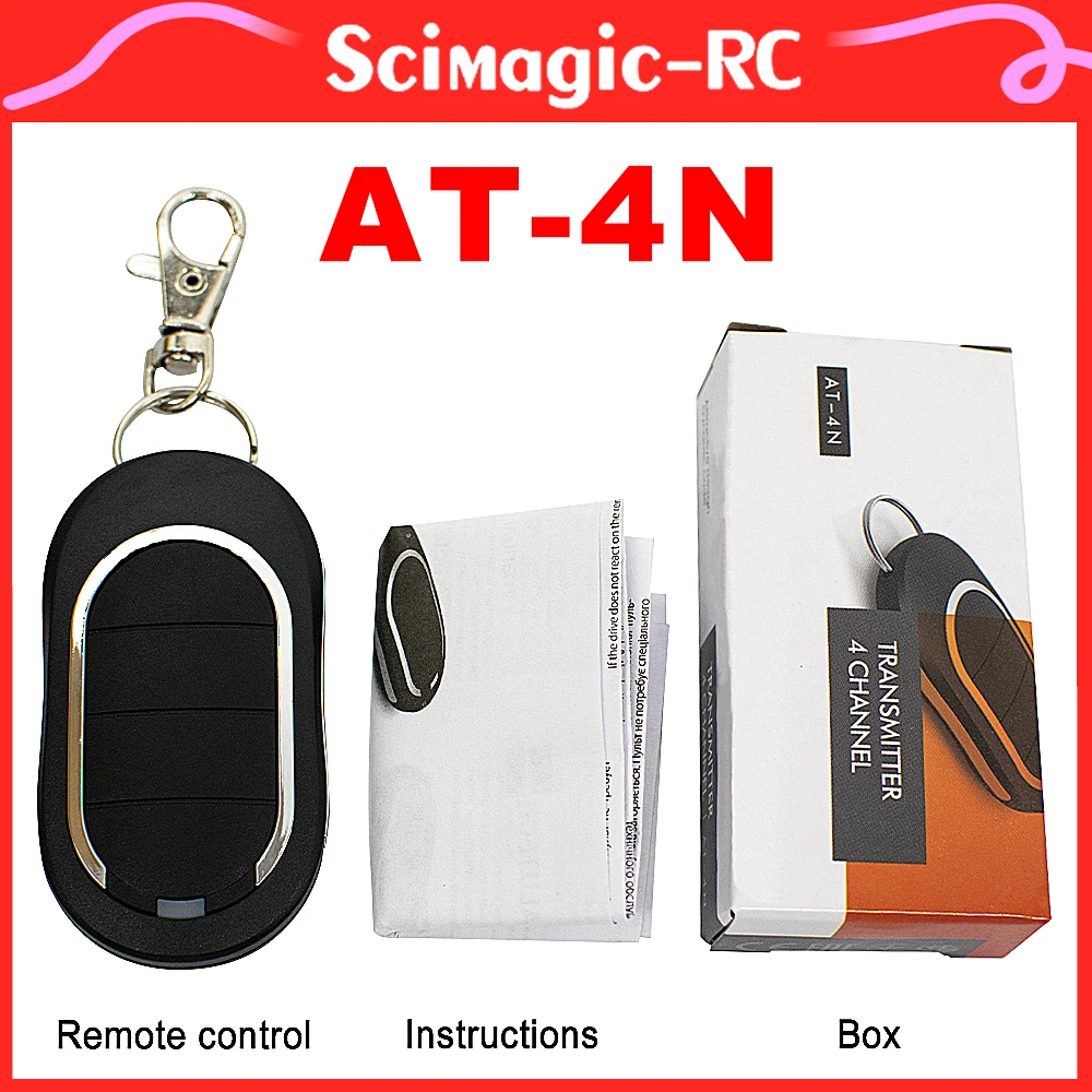 

Alutech AT-4N Remote Control For Gate 433MHz 433.92MHz Dynamic Code Alutech AT4N Transmitters 4 Buttons Barrier Control