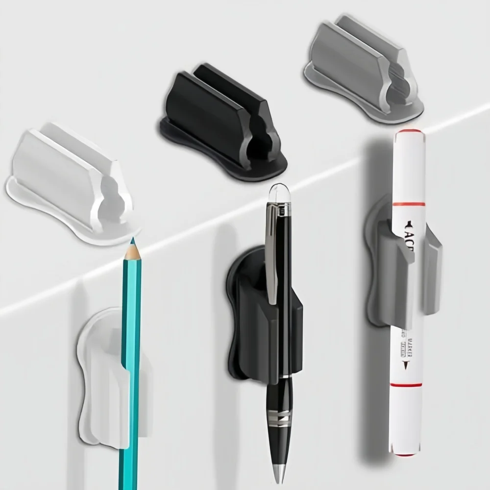 Creative Self Adhesive Pencil Holder Pen Rack Anti Lost Anti Fall creative-self-adhesive-pencil-holder-pen-rack-anti-lost-anti-fall
