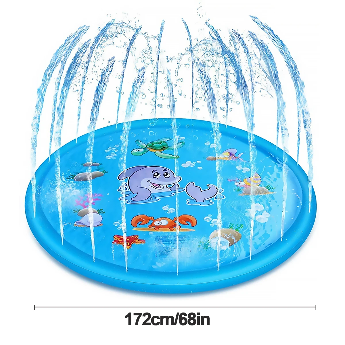 170 CM Children Play Water Mat Summer Beach Inflatable Water Spray Pad Outdoor Game Toy Lawn Swimming Pool Mat Kids Toys 5