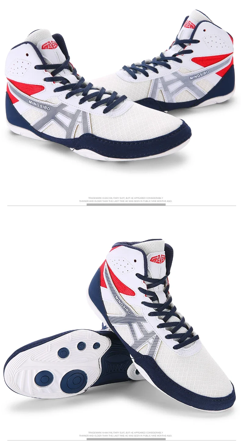 Description Picture 5 of itemMen Classic Wrestling Boots Professional Classic Outdoor Training Boxing Shoes Breathable Fighting Brand Women Wrestling Shoes