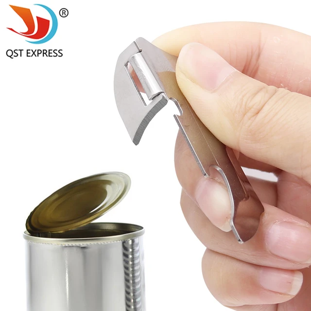 Can Opener Stainless Steel Safety Side Cut Manual Tin Corkscrew Beer Bottle  Opening Cans Kitchen Tool