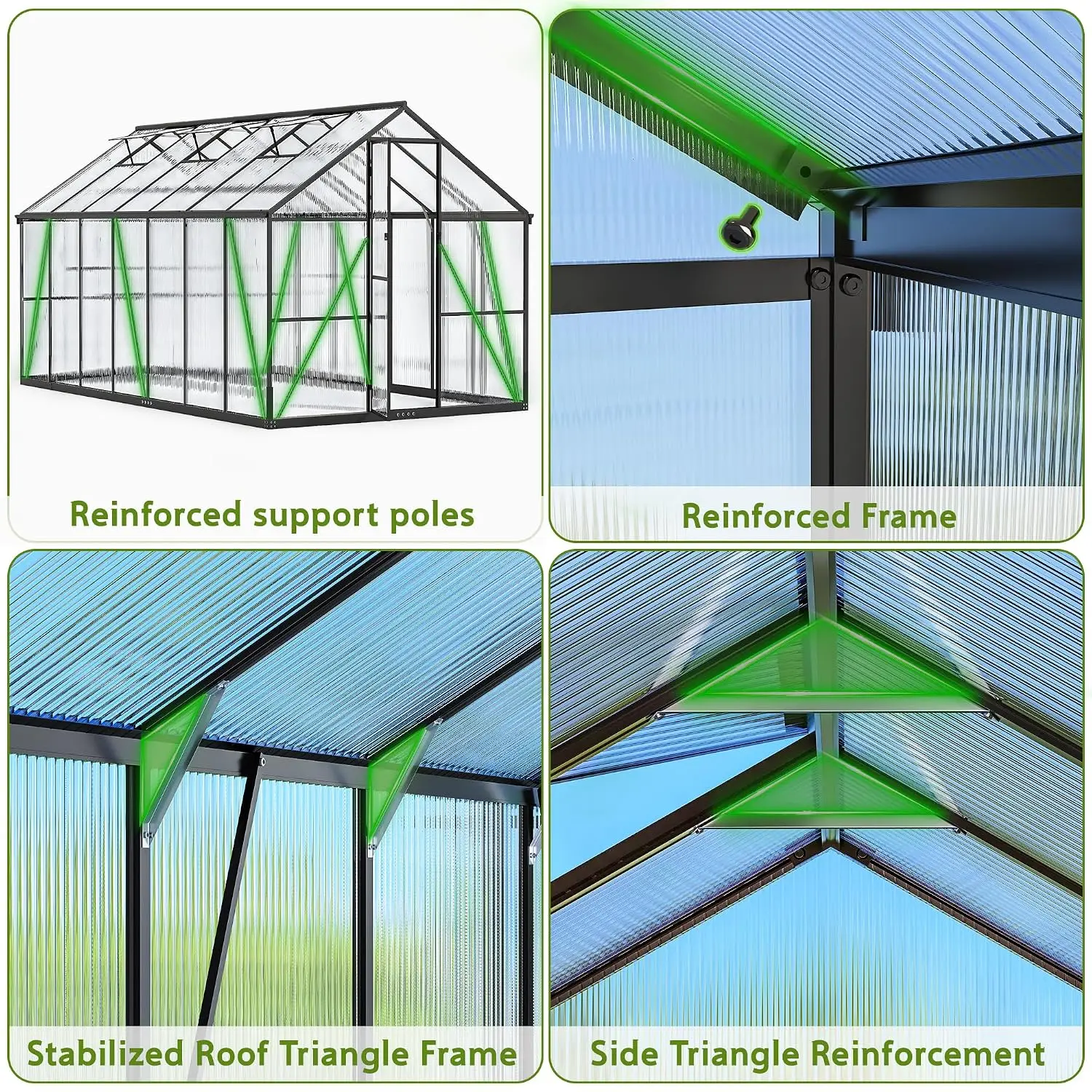 Outdoor Polycarbonate Greenhouse 3