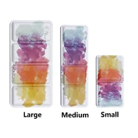 Empty Metal Watercolor Tin Palette Boxes Small/Medium/Large with 14/26/52pcs Detachable Half-Pans Design for DIY and Travel Use 1