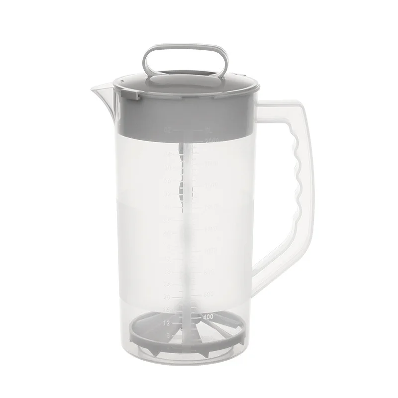 New Style 2000ml Mixing Pitcher Juice Jugs With Wide Nozzle Tea Pitcher Juice Container Leak Proof Mixing Pitcher