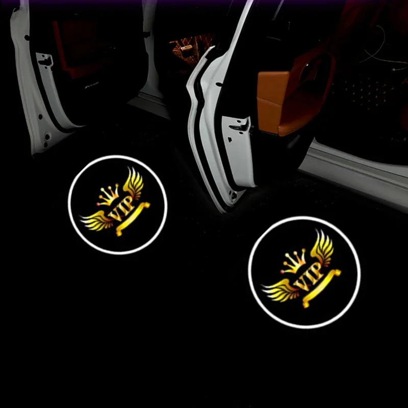 피아트 아바스 595 500 판다 쿠페 푼토 티포 브라바 스틸로 두카토 브라보 500x 바르체타용 LED 자동차 로고 도어 웰컴 라이트 프로젝터