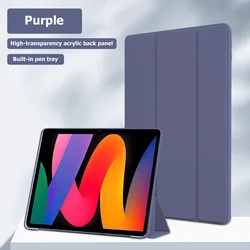 Premium Tri-fold Tablet Case with Folding Stand and Protective Cover for Redmi Pad Pro 12.1 (Purple)