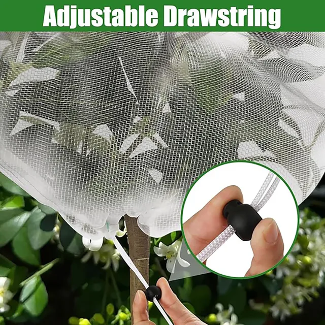 Protection Bags for Plants Cover Mesh Netting for Tree Vegetable Strawberry Grapes Pest Control Anti-Bird Protective Bag 5