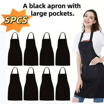 Black Waterproof Apron Set 1