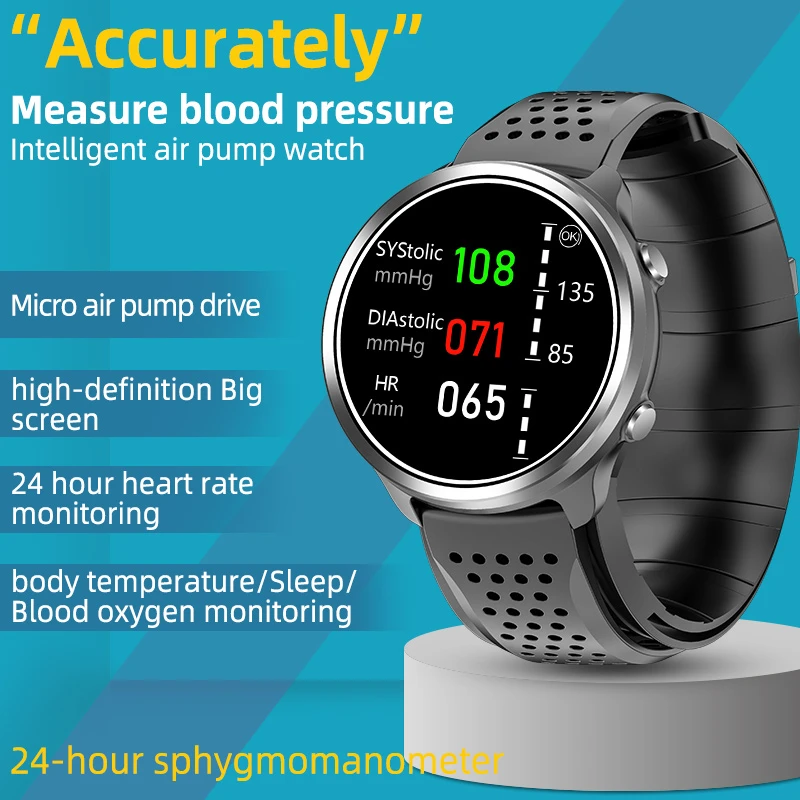 Smartwatch Blood Pressure Ecg Watch Blood Pressure Ecg 2023 New
