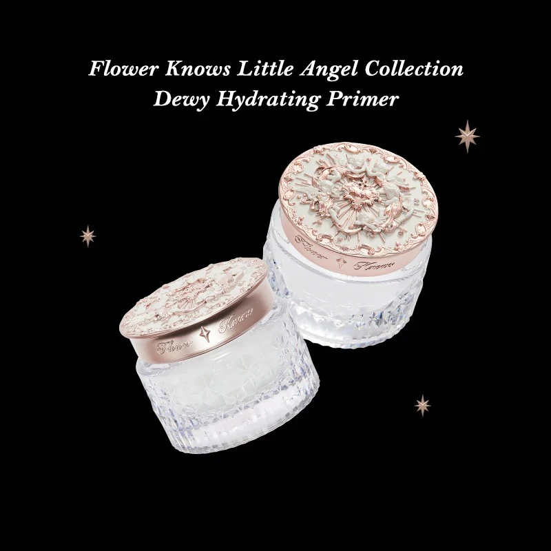 Facial Primer Makeup Primer Makeup Foundation Little Angel Flower Knows Face Primer Oil control Long-Lasting Moisturizing Vegan Makeup Base Foundation Primer 50g/1.7fl.oz