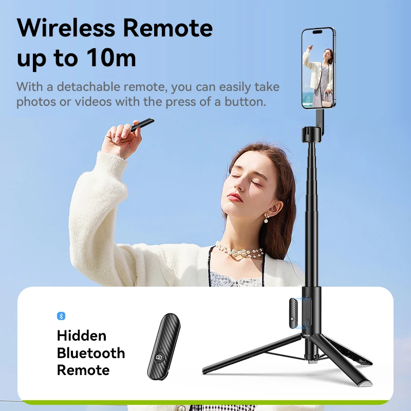 Ulanzi-携帯電話の自撮り棒,iPhone 16,15,14,13用の拡張可能な