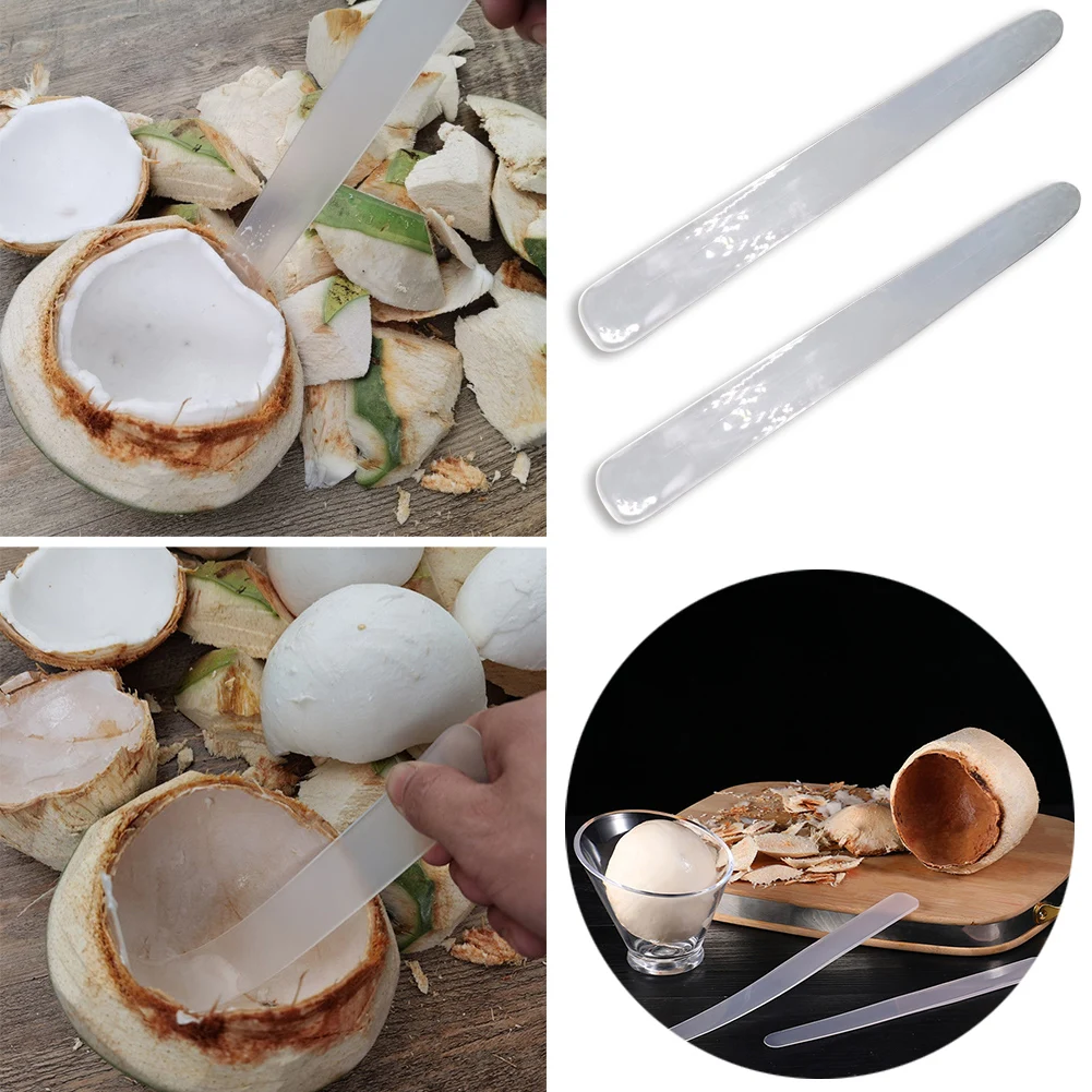 Digging Coconut Tool Plastic Soft Knife Coconut Meat Extractor Washable