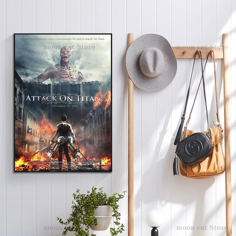 Stunning Anime Art Canvas: Attack on Titan Final Part Wall Decor