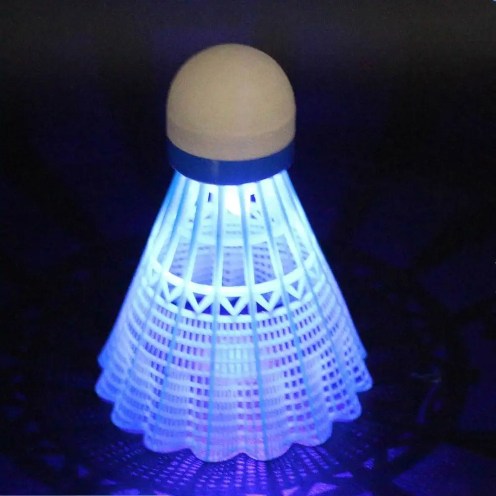 Light-up LED Badminton Colorful Lighting Balls Lighting Shuttlecocks Glowing Lightweight Luminous Badminton Balls Outdoor Game badminton shuttlecock badminton ball feather shuttlecock
