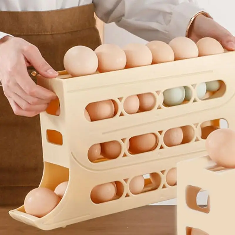 

Refrigerator Egg Storage Box Kitchen Egg Box Storage Egg Box Large Capacity Dedicated Egg Rolling Storage Box
