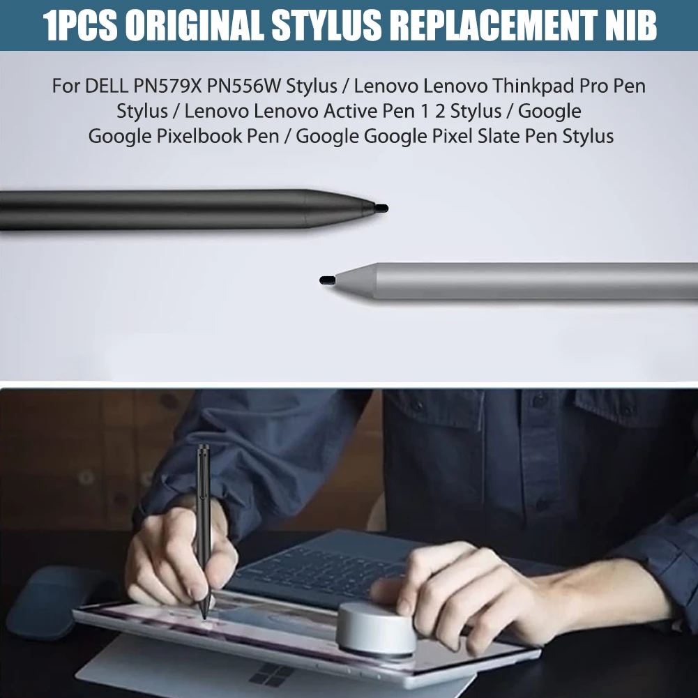 1/3 Pcs 오리지널 스타일러스 팁 Nip for Dell PN579X PN556W PN557W 씽크 패드 프로 레노버 액티브 구글 픽셀 북/픽셀 슬레이트 펜 펜촉