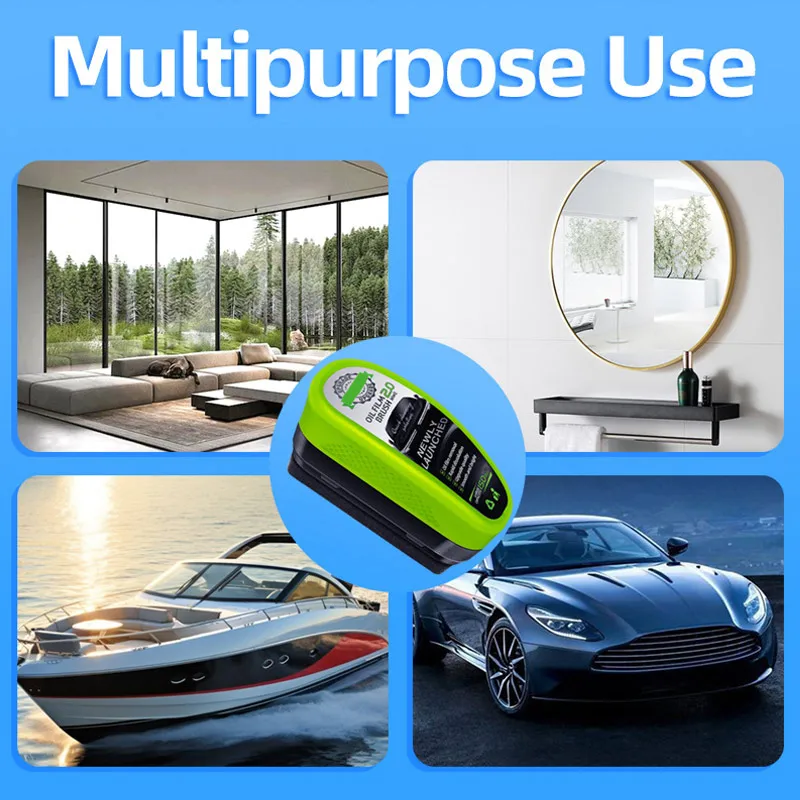 Car Glass Oil Film Remover Windshield Side Window Remove Oil Stains Dust Sponge Cleaning Brush Strong Effective Film Cleaner car glass cleaner cleaning brush glass cleaner brush glass cleaning brush glass oil film remover