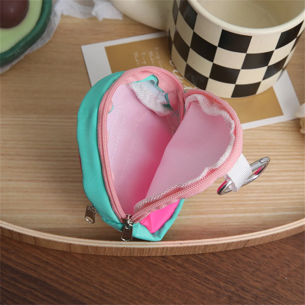 Children's Macaron Cute Wallet Zipper Coin Purse Kawaii Mini Purse Kid Coin Pouch Earphone Car Keys Storage Bag Book Bag Pendant