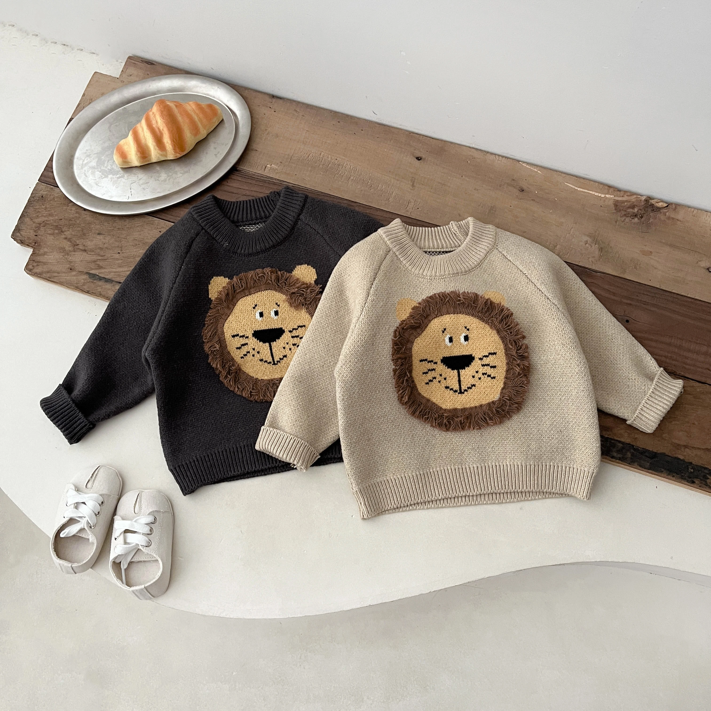 Autumn And Spring Newborn Infant Baby Boys And Girls Sweater Knitted Cotton Long Sleeved T-shirt Soft Fashion Baby Clothing baby girls sweater