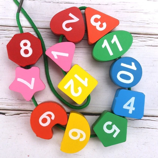Montessori Cartoon Animal Educational Wooden тетрис Classic Toy Beaded Geometry Digital Clock Puzzles Gadgets Matching Children 4