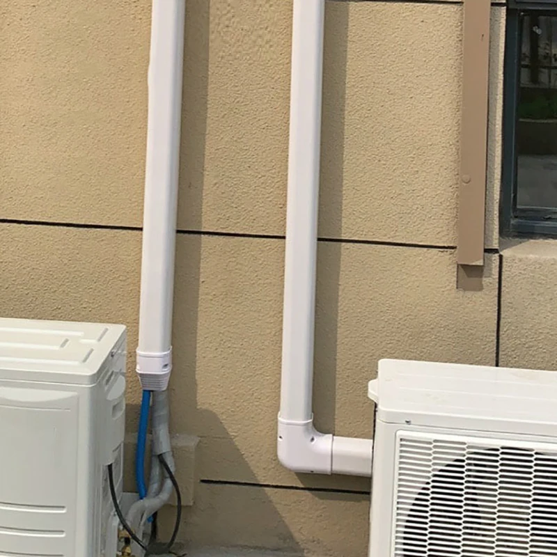 1PCS Air-conditioning Protection Pipe Cover Split & Central A/C Decorative PVC Hose Cover Air-conditioning Decorative Pipe Cover