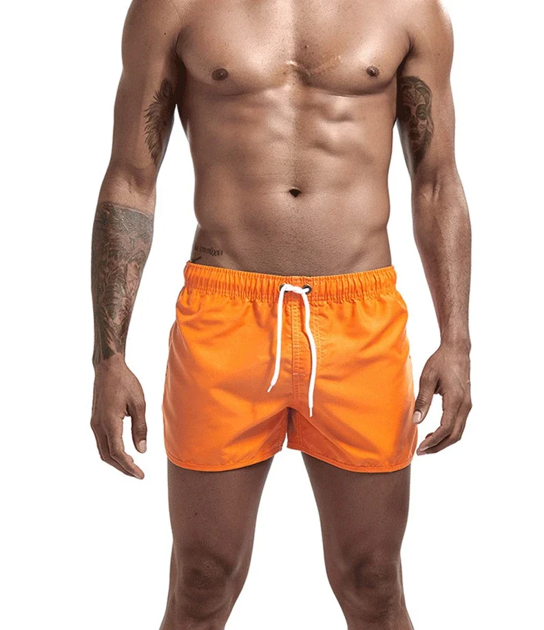 Men's Swim Trunks Quick Dry Board Shorts for Men Swimming Surfing Beach Water Sports Summer Swim Shorts 14 Colors S~3XL Male 2