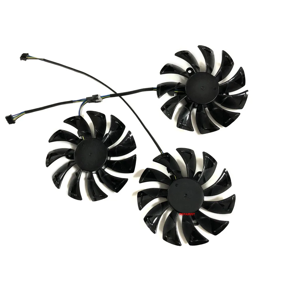 

3Pcs/Set GA92S2U,DC12V 0.46A,Graphics Card Fans,VGA Cooler,For ZOTAC RTX 2080 2080Ti AMP GAMING,Video Card Cooling