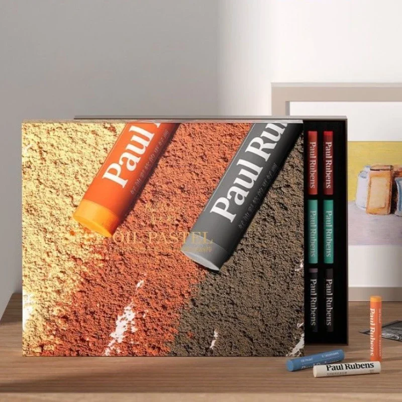 Oil Pastels Morandi Gray Macaron Colors Soft Oil Painting Stick Set Washable Brush Art Supplies