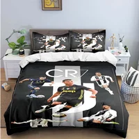 Fashion Football R-Ronaldo Digital Printing Bedding Set Duvet Cover Comforter Bed  Youth Kids Girl Boys Birthday Gift 1