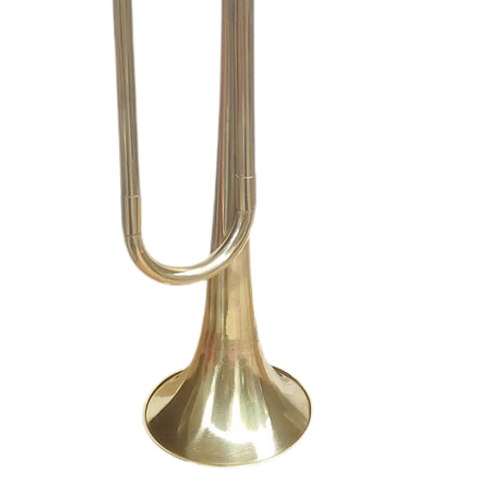 C Flat Bugle Golden Trumpet Portable Trumpet Instrument Professional Marching