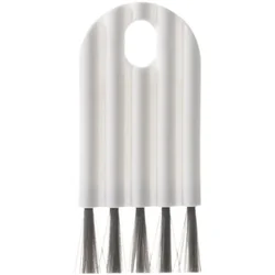 Versatile Flexible Gap and Keyboard Cleaning Brush, Soft Bristle Household Cleaner Tool (White)
