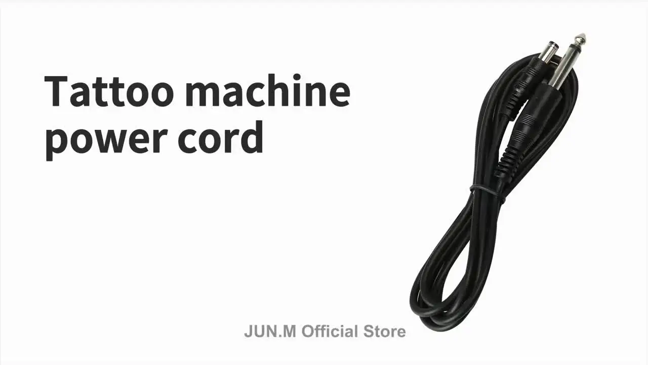 長さ 1.8 メートル DC 接続タトゥークリップコードタトゥーマシン用