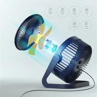 USB Strong Wind Silent MINI Fan Desk 360 Degree Rotatable Summer Cooling Portable Fan for Laptop Notebook Ofiice 4