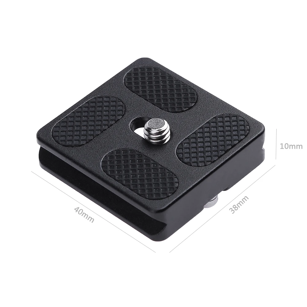 PU40 Quick Release Plate J1 N1 Tripod Ball Head with 1/4 inch Screw