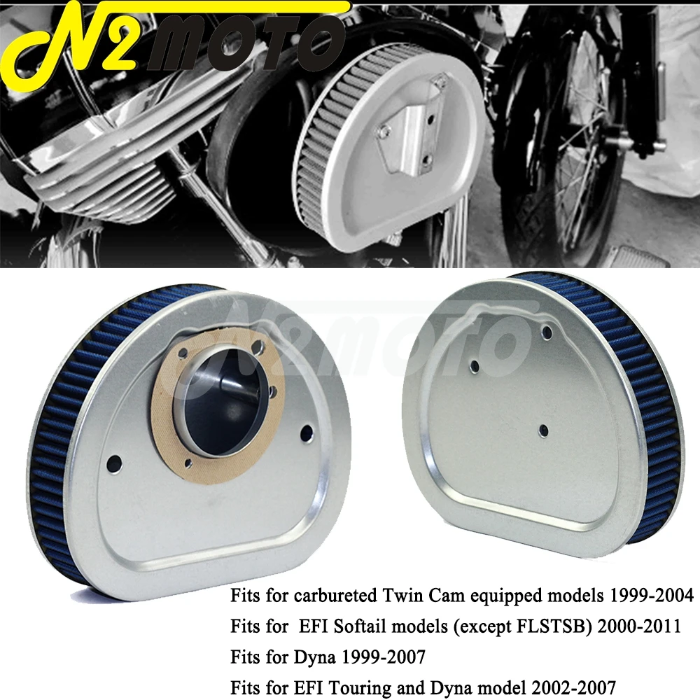 For Harley Touring Dyna Softail Twin Cam 19992011 Blue Motorcycle High